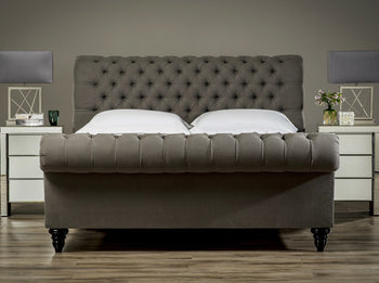 Stanhope Studded Chesterfield Bed