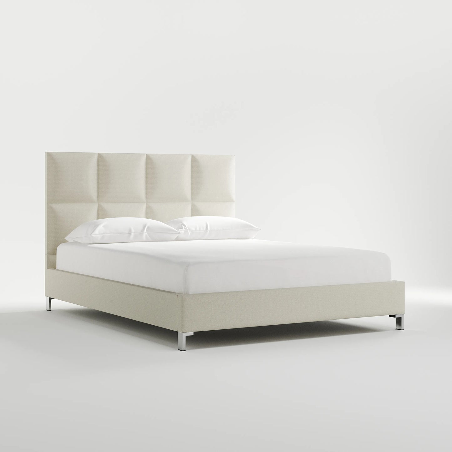 Linear Upholstered Bed