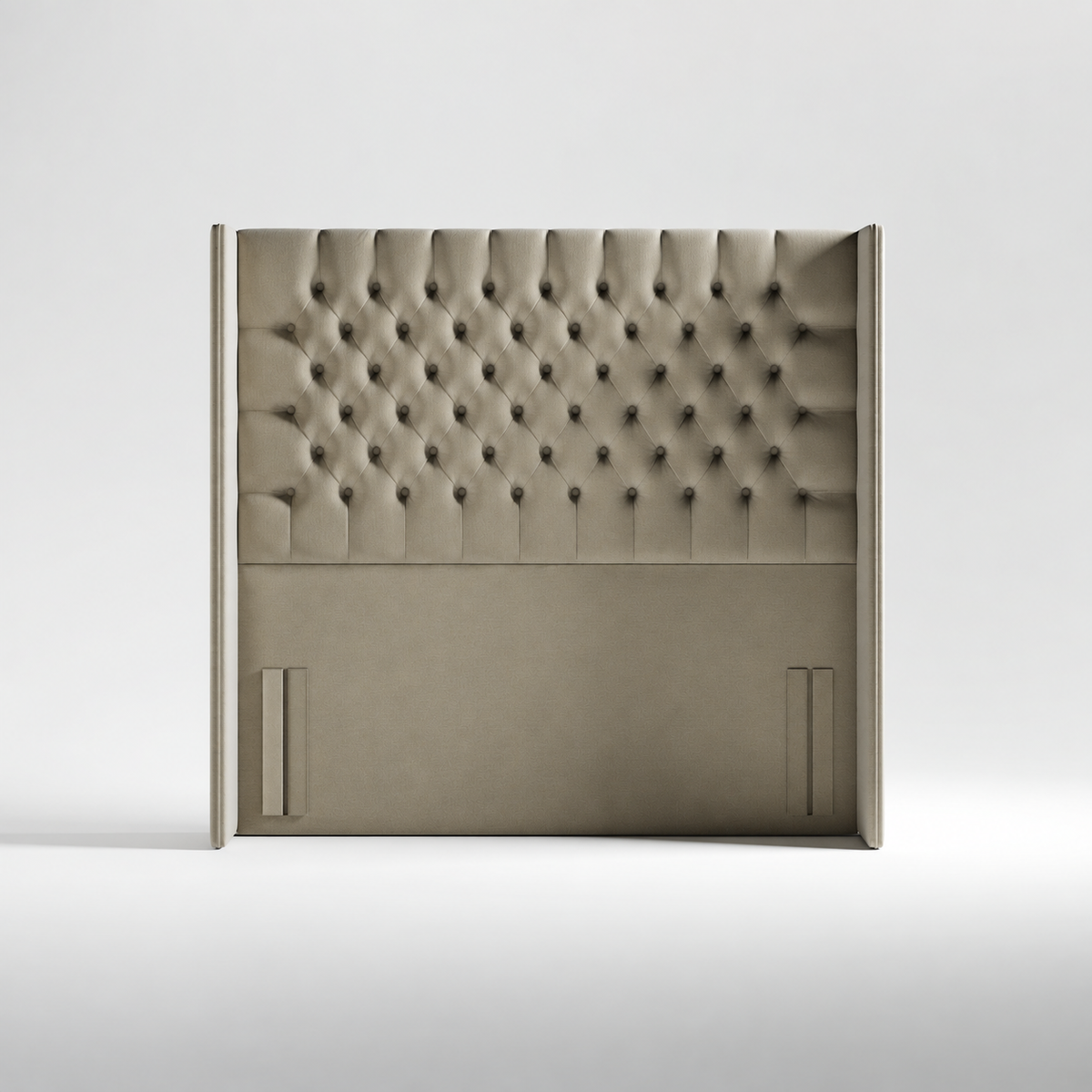 Tall Winged Chesterfield Headboard