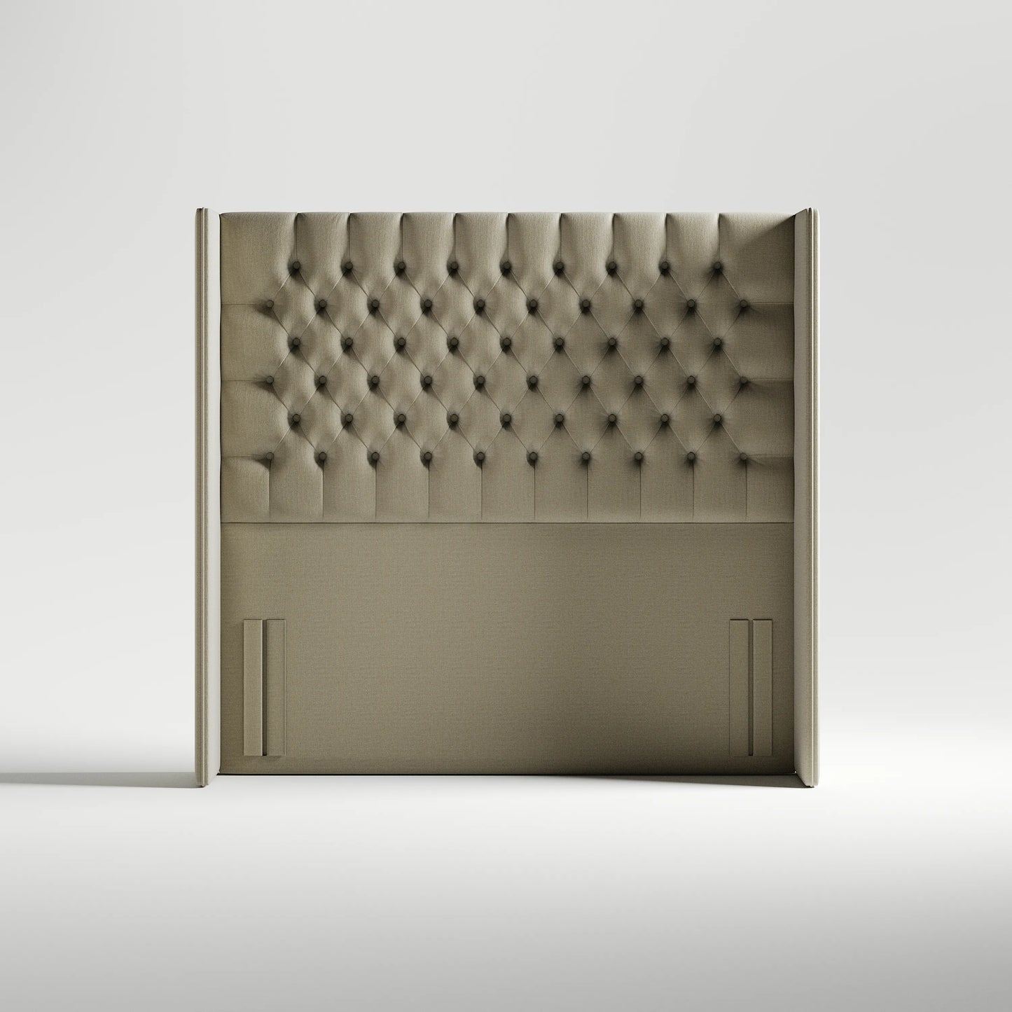 Tall Winged Chesterfield Headboard