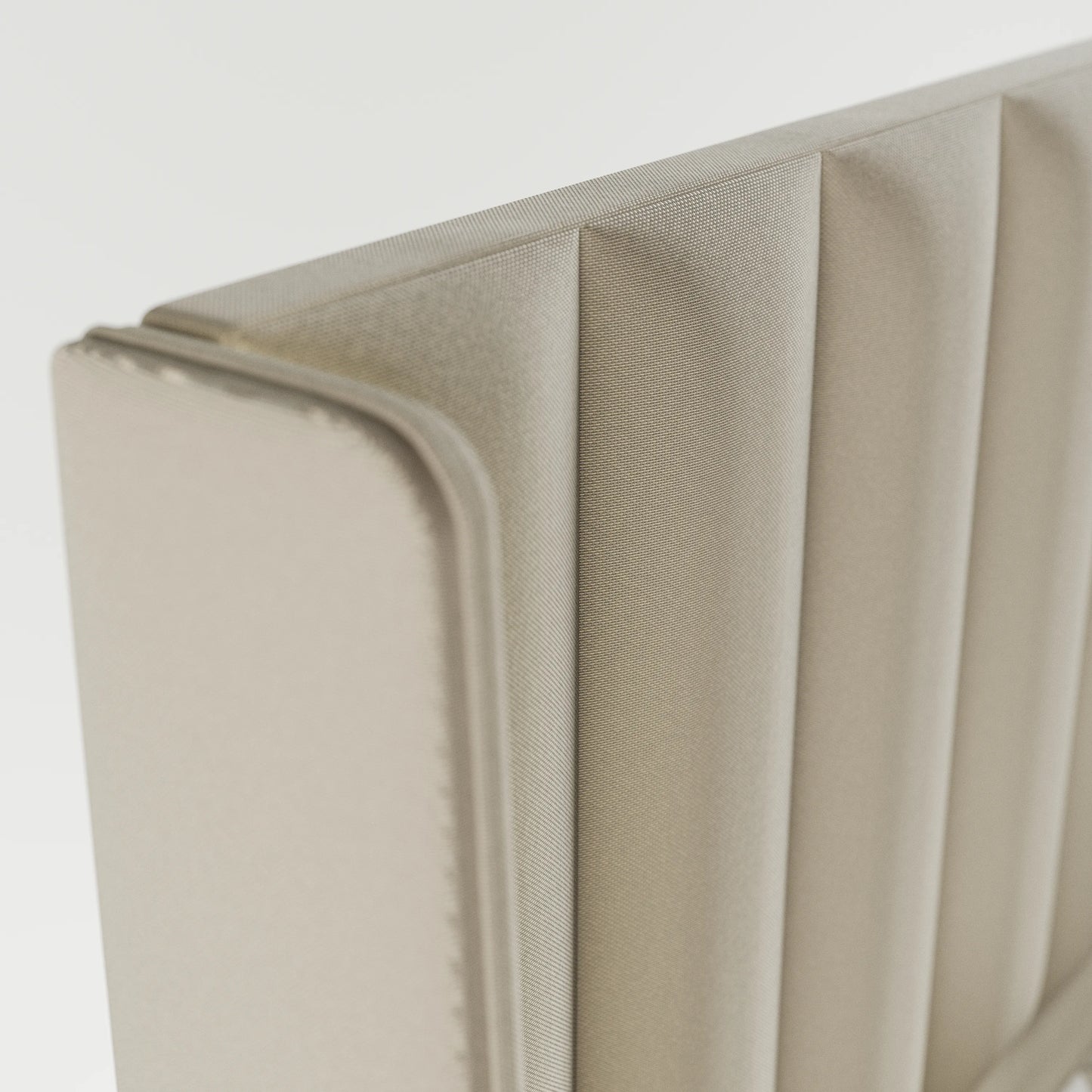 Tubes Winged Upholstered Headboard