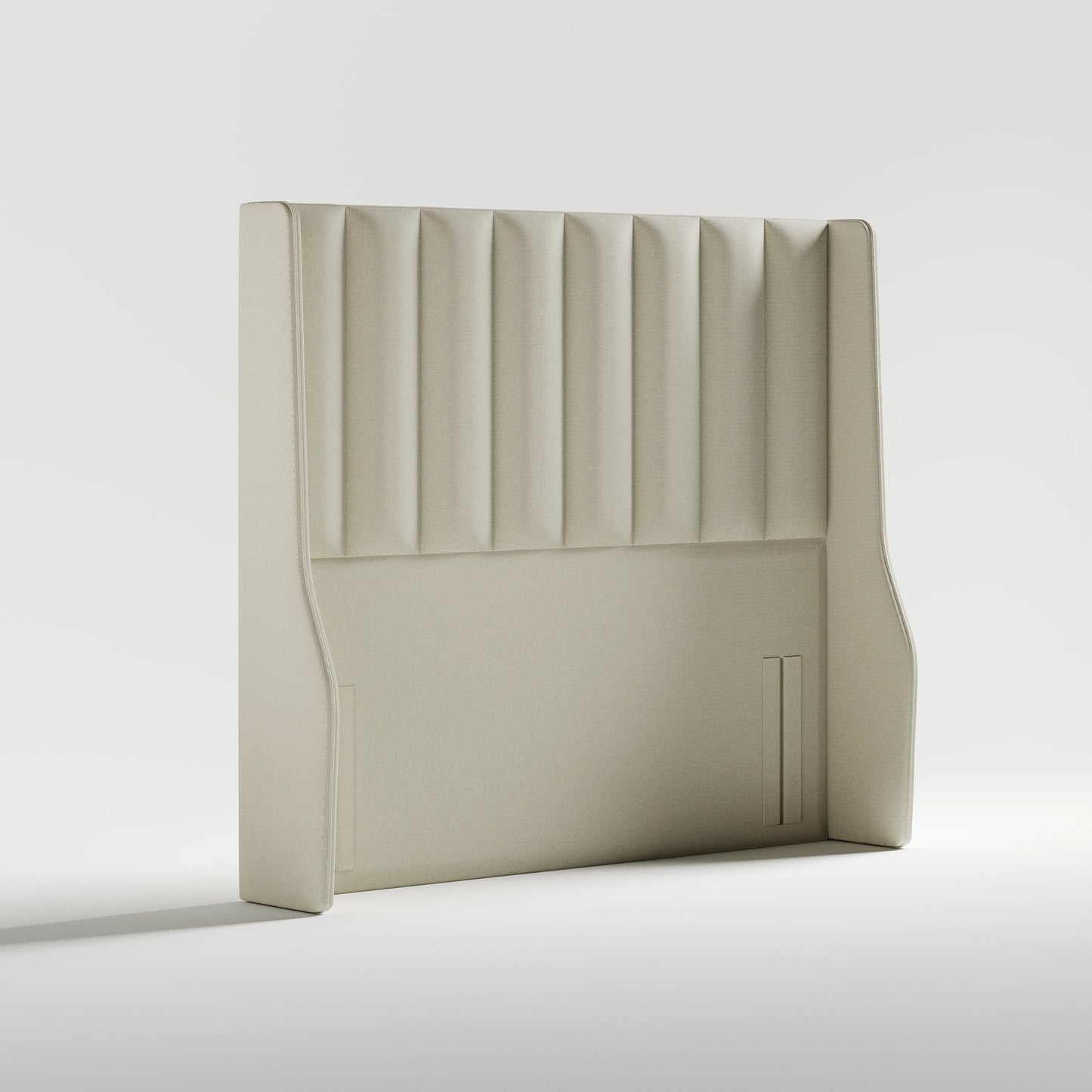 Tubes Winged Upholstered Headboard