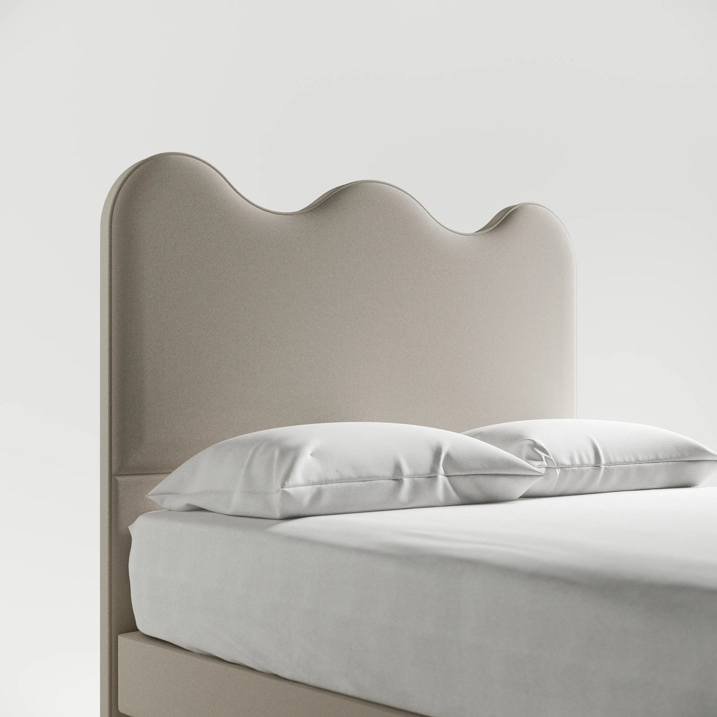 Wave Upholstered Headboard
