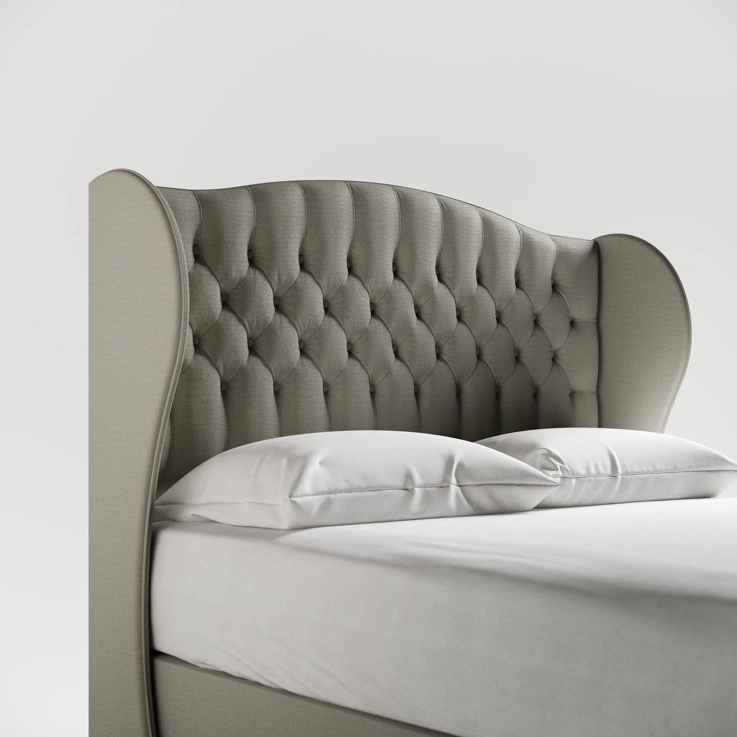 Winged Chesterfield Headboard
