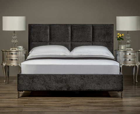 Linear Upholstered Bed