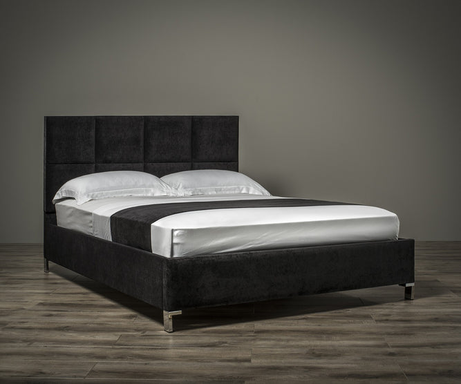 Linear Upholstered Bed