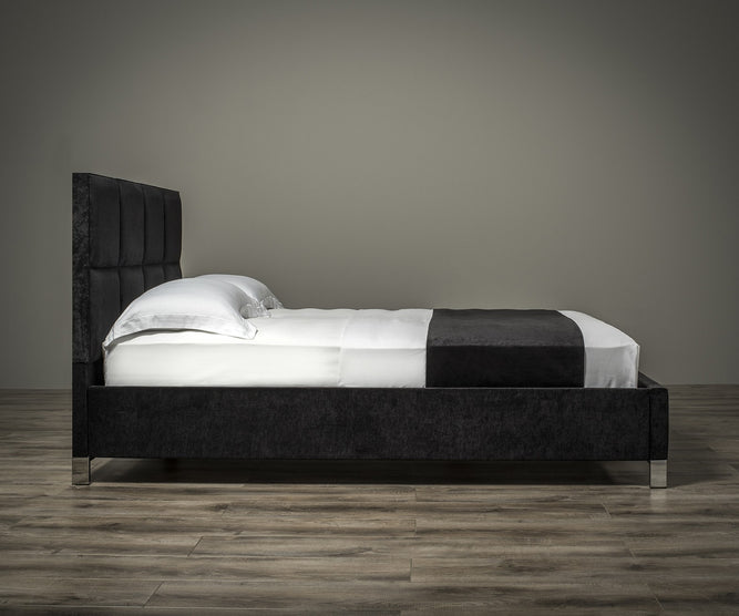 Linear Upholstered Bed